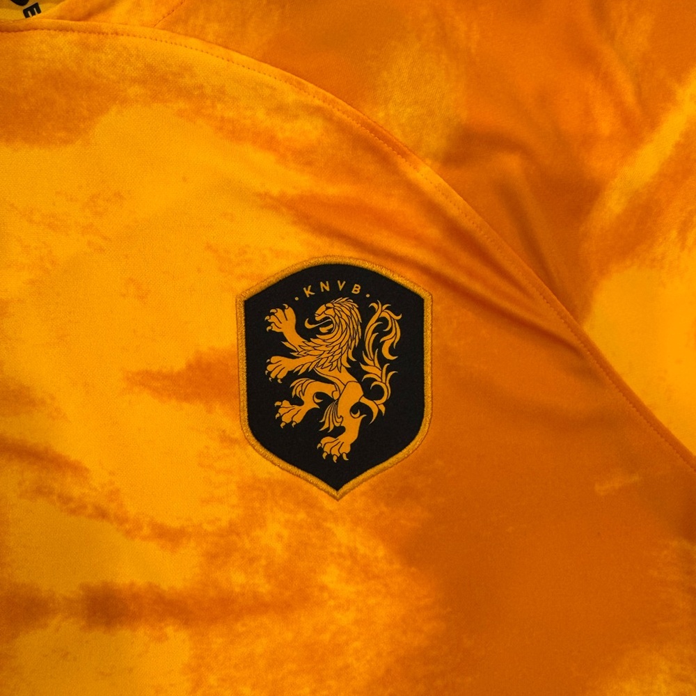 Authentic Netherlands Soccer Football Jersey Xl View 2